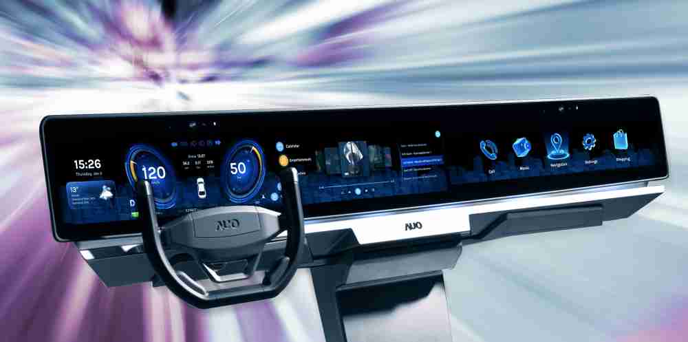 巨星国际开拓前瞻显示技术创新应用，，，结合优异整合设计能力，，开发智能车载FIDM Plus一体化显示方案，，让驾驶操作与车内娱乐体验再进化