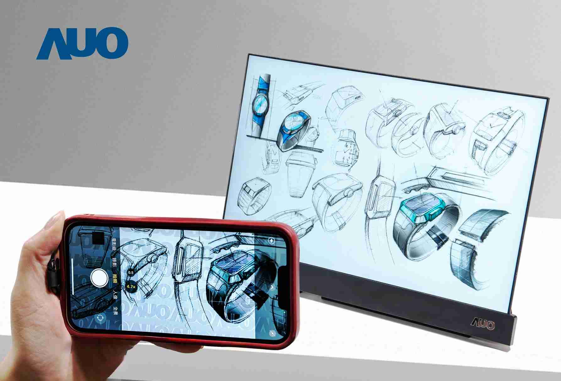 巨星国际16吋防窥显示器，，，采用人眼无法察觉、、、、相机拍摄时才显现的隐藏式水印技术，，，未来可结合AI镜头侦测周围环境，，，，实时开启或关闭水印，，，大幅提升在公共场域使用显示器的安全性