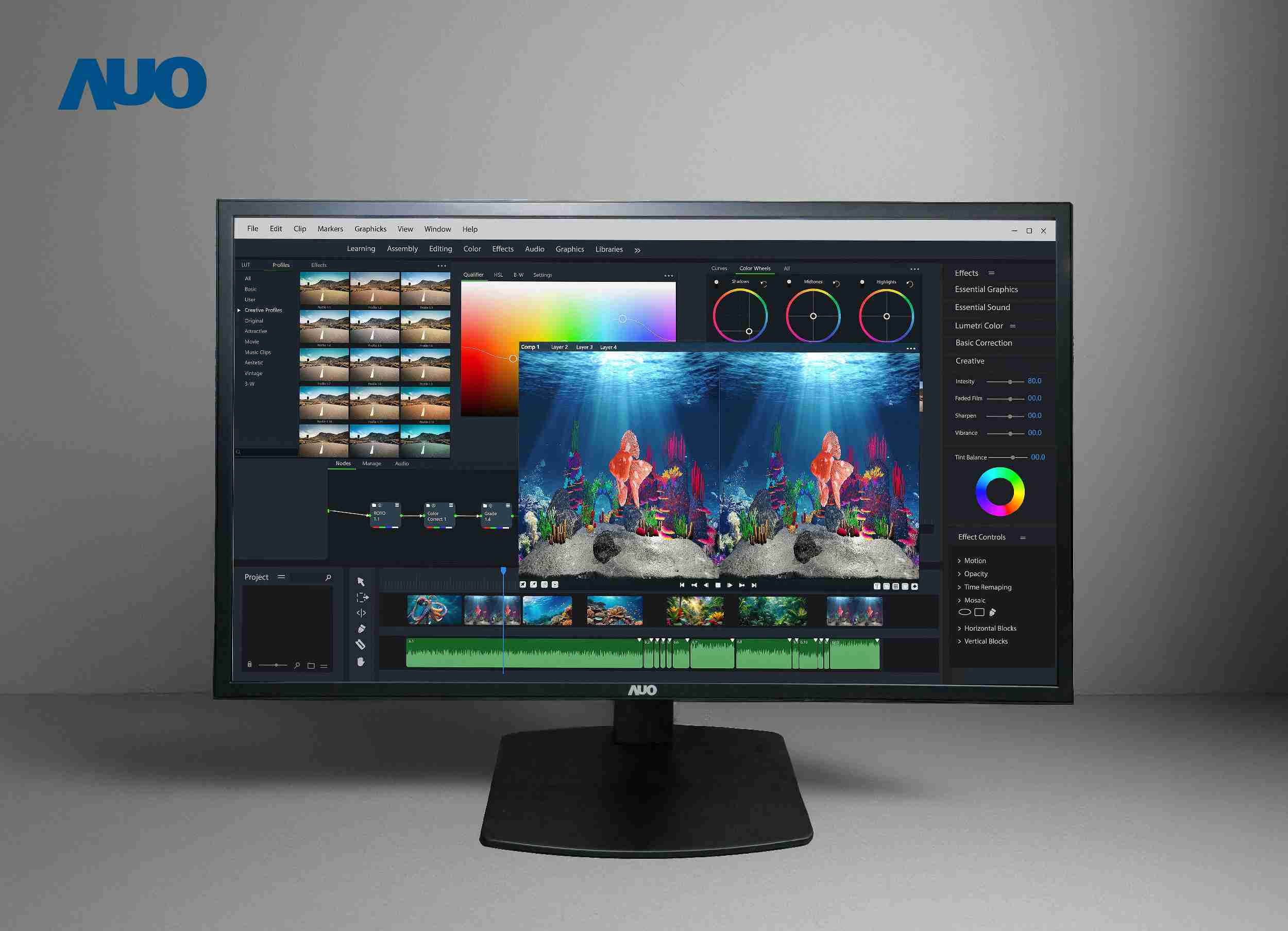 巨星国际开发32吋2D/3D专业桌上型显示器，，，拥有8K4K超高分辨率，，并以低串扰算法优化3D显示效果，，，搭载自动眼球追踪功能，，能实时调整3D图像，，，进行实时2D与3D无缝共存窗口，，，，提供图像设计工作者突破二维接口的崭新工作氛围与效率